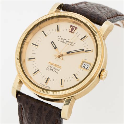 omega f300 chronometer watch|omega constellation chronometer f300hz.